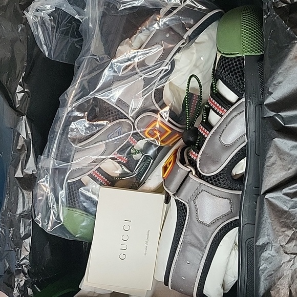 Gucci Tinsel Sport Sandles mens 8, woman's 10 - Picture 7 of 10